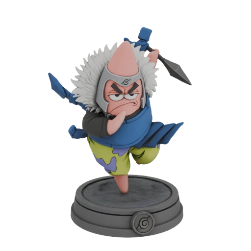Patrick Star Jiraiya 3D Model