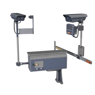 Realtime Airport Barrier Gate 3D Asset for Engines