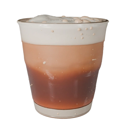 Funkelnde Kaffeetasse 3D Kino-Asset für Studios