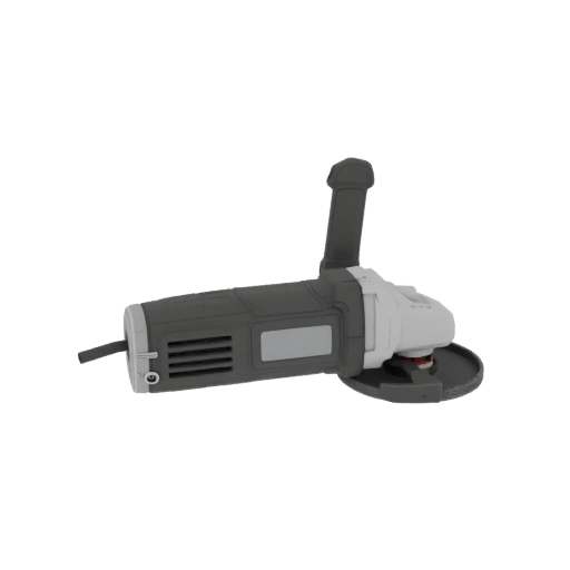 Printable Cordless Angle Grinder STL 3D Print Asset