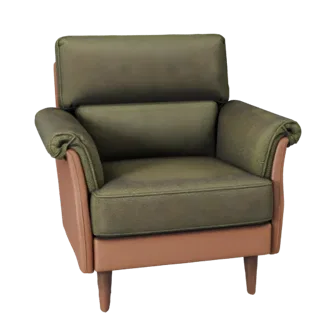 Realtime Mid Century Loveseat 3D Game Asset Bundle