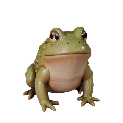 Modello 3D Rana Toro High Poly - Asset STL Dettagliato per la Stampa