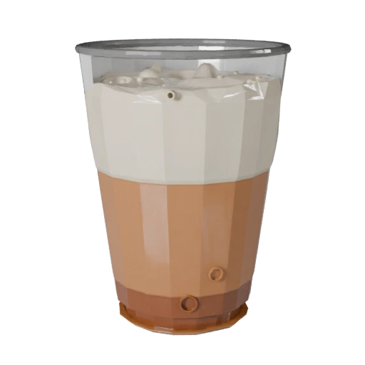 Smoothie Kaffeebecher 3D-Asset für Spiele für Echtzeitnutzung