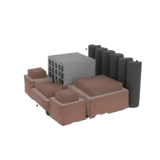 Industrial Factory Complex 3D Model