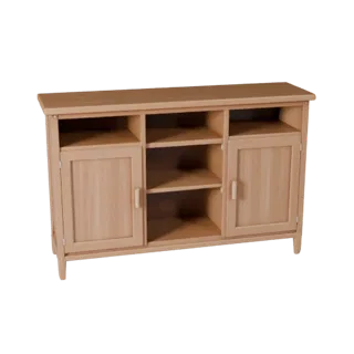 Shaker Sideboard 3D Render Asset for Catalog Pages