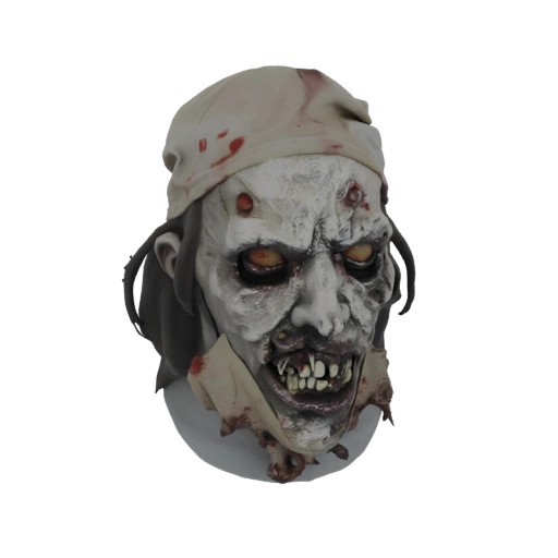 Horror Zombie Nurse Mask 3D Model