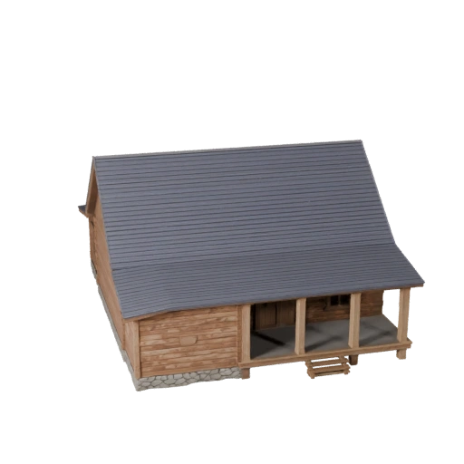 Modelo 3D STL de Quinta Imprimível - Asset de Escala para Mockups de Escala