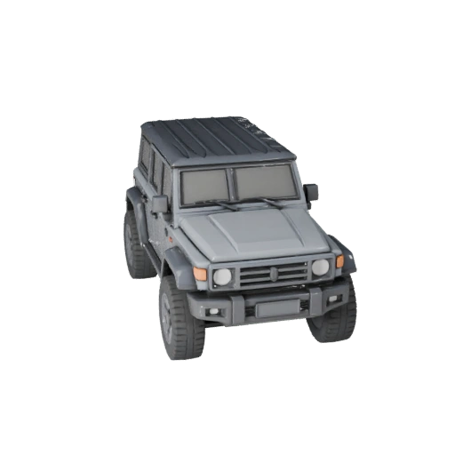 Druckbarer Kompakter SUV STL 3D-Modell für Sammlerstücke &