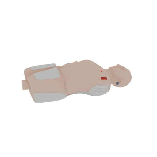 Field Cpr Torso Trainer 3D Asset for Training Labs