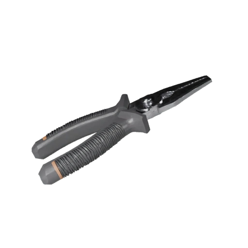 Alicates Aislados Modelo 3D para Motores en Tiempo Real