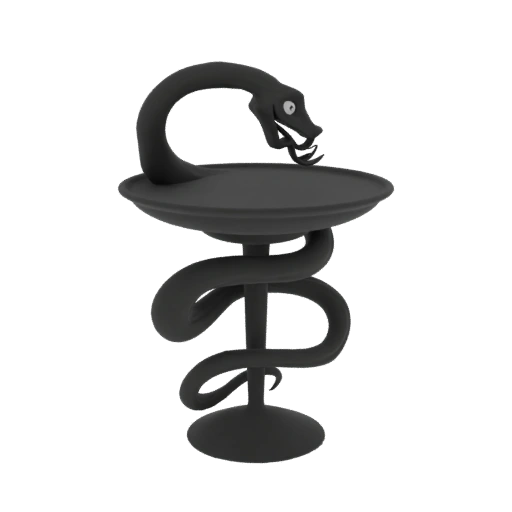 Pharmacy Snake Symbol 3D Model