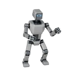 Humanoid Service Robot 3D Asset for Realtime Levels