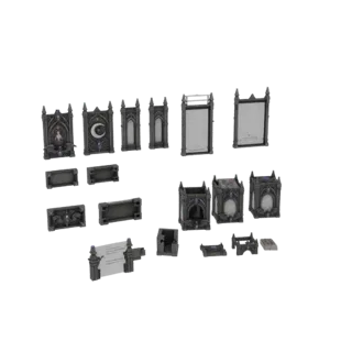 Gothic Crypt Diorama Set