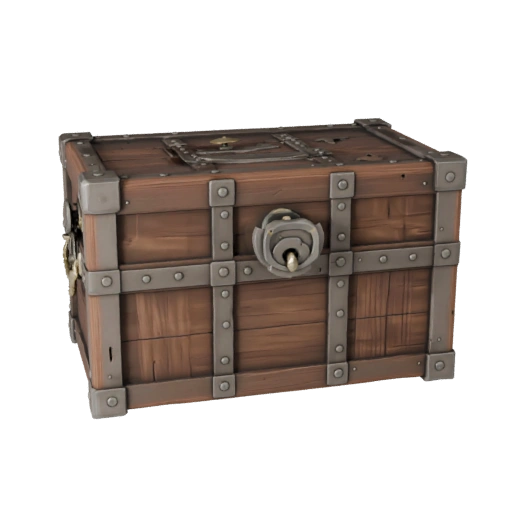Pirate Supply Box 3D Game Asset for Studio Engines