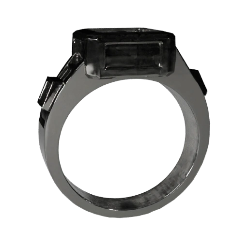 Low Poly Signet Ring 3D Realtime Asset for Engines