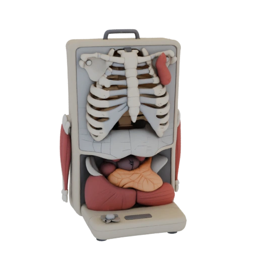 Classroom Joint Anatomy Kit 3D Asset for Simulation