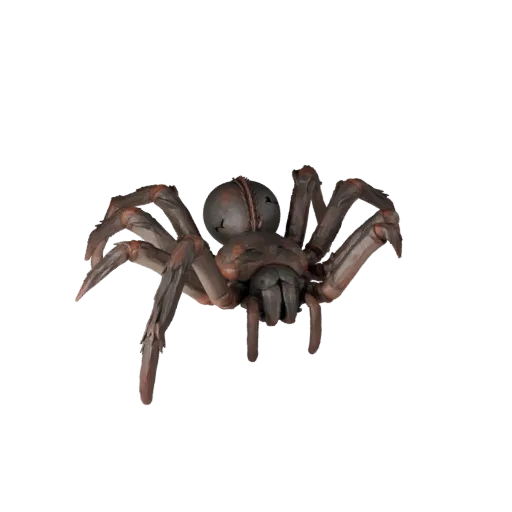 Low Poly Giant Spider 3D Model - Unity Game Asset with FBX