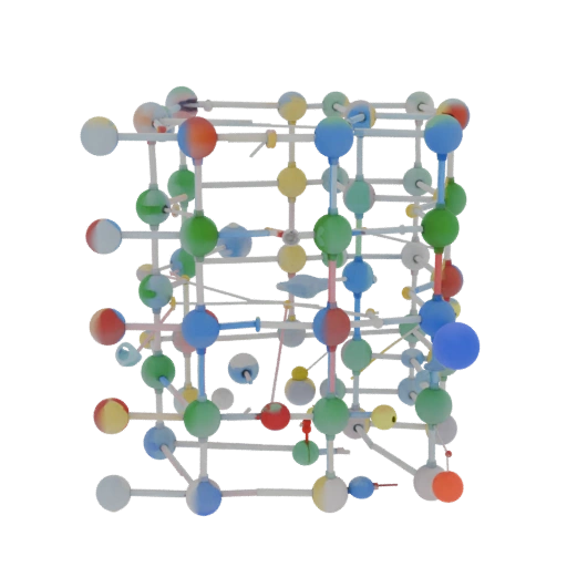 Crystal Style Lattice 3D Asset for Engineering Sim