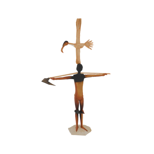 Shepherd with Bird and Axe