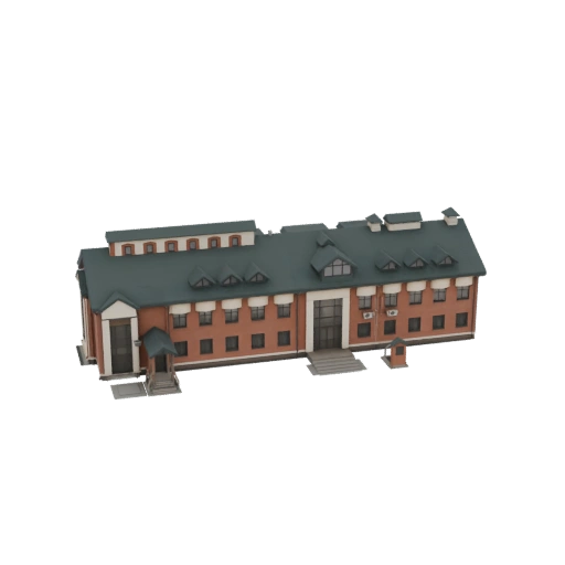 Modern Brick Office Building