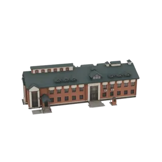 Modern Brick Office Building