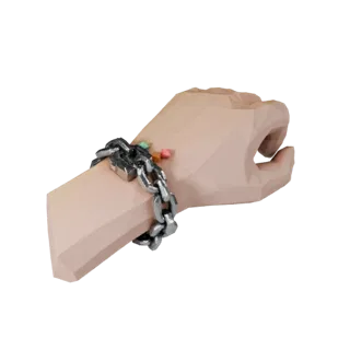 Beaded Bracelet 3D Game Asset for Realtime Engines