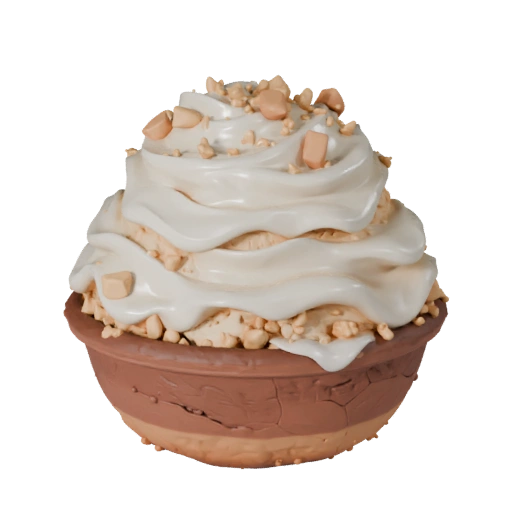 Detailed Bakery Ice Cream Bowl 3D Asset for Studio
