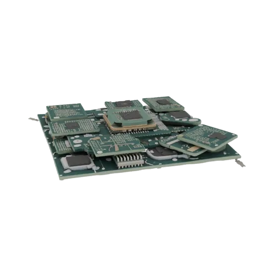 3D model Intel CPU folding organizer showing storage compartments