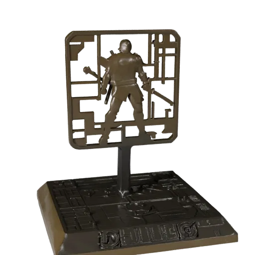Abstract Objective Marker collectible 3D model preview showing scale, studio close-up view