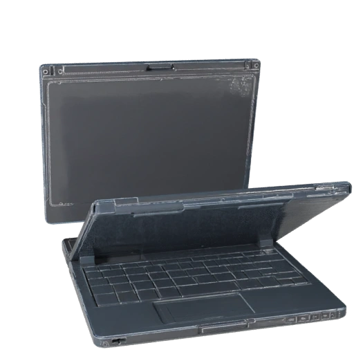 Ultrabook Laptop 3D-Asset für Casual Studio-Level