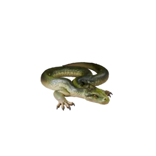 Green Anaconda 3D Model for Blender - PBR Asset with Textures