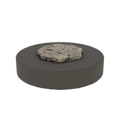 Round Stand with Stone Tiles
