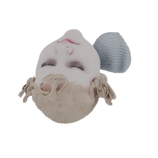 Victorian Doll Head