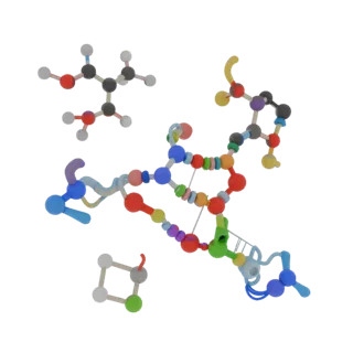 Protein Style Chain 3D Asset for Tabletop Printing