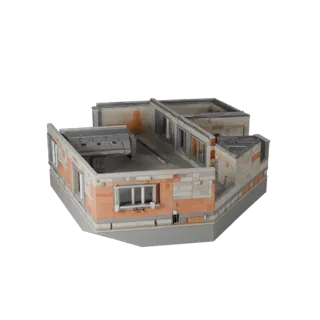 Printable Modular Rooftop Kit STL 3D Model - Scale Asset