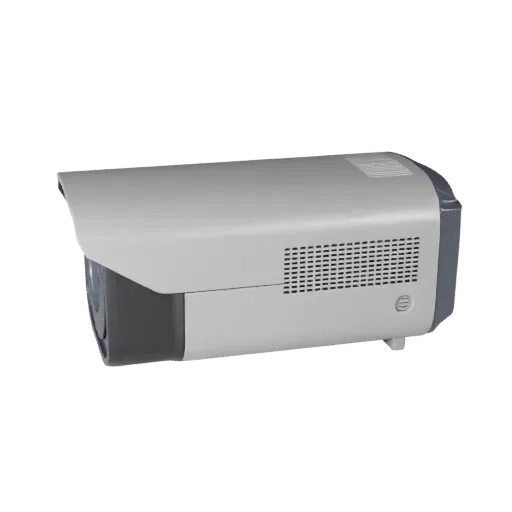 Kitchen Security Camera Product Viz 3D model, three-quarter studio product render, showing white plastic, form detail.