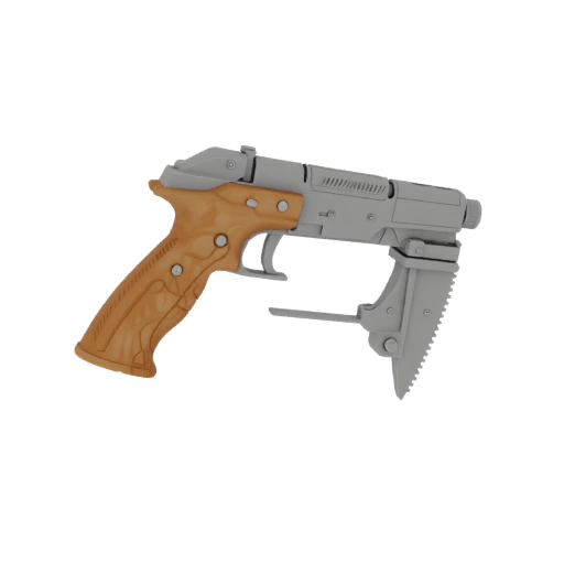 Printable Clean Saw 3D Asset for Tabletop Printing