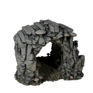 Mushroom Cave Grotto Unreal 3D Asset for Realtime Builds