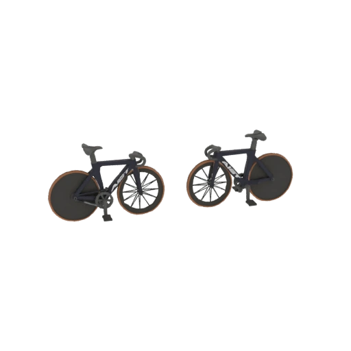 Dark Track Bike 3D Model