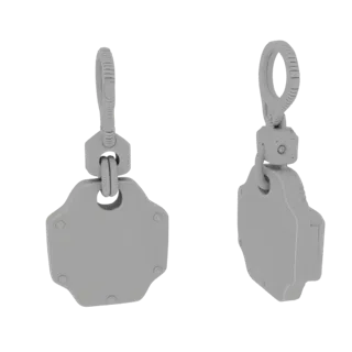 Stud Earring 3D Render Asset for E-commerce Stores