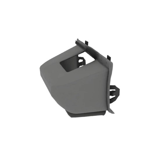 Gray Car Interior Trim Piece