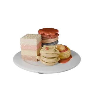 Homestyle Pasta Plate 3D Asset for Online Browsers