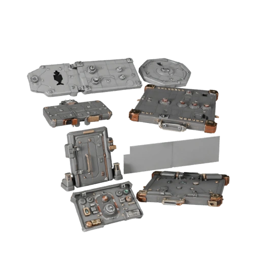 Unreal Ready Sci Fi Pressure Plate 3D Engine Asset