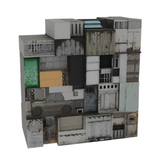 Urban Clutter Assemblage 3D Model