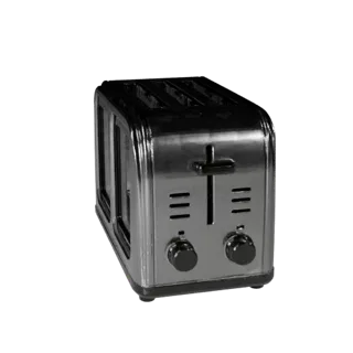 Stainless Toaster 3D Asset for Layered Studio Sets