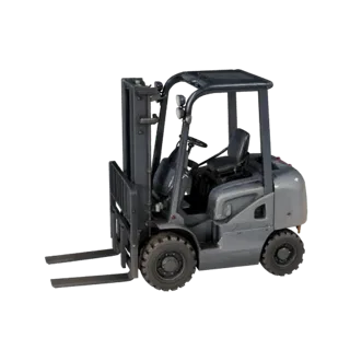 Modular Warehouse Forklift 3D Asset for Kit Builds