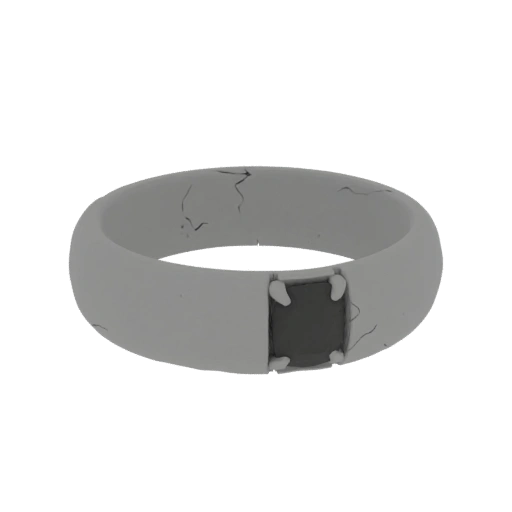 Halo Wedding Band 3D Showcase Asset for Studio Use