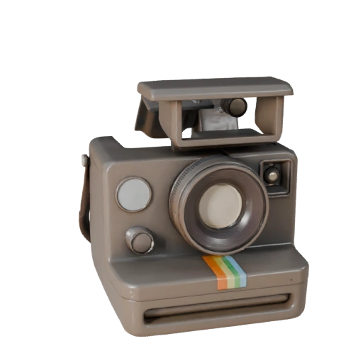 Vintage Instant Camera 3D Asset for Cinema Studios