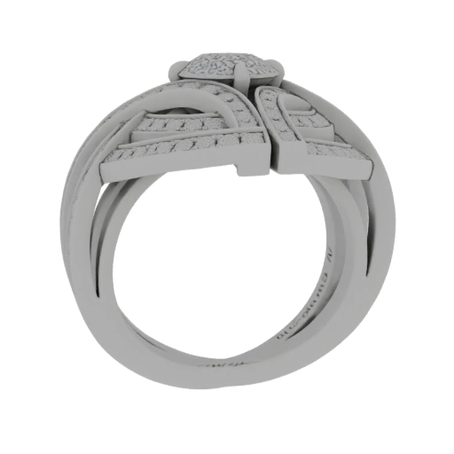Diamond Engagement Ring 3D Model