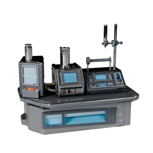 Dispositivo Scanner Futuristico Asset 3D per Film di Studio